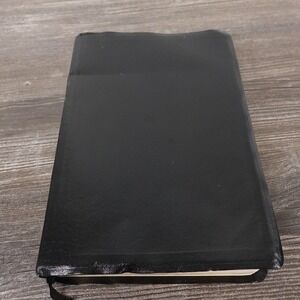 Holy Bible New Open Bible NKJV Large Print Black Leather Thomas Nelson 1465